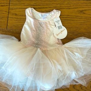 iloveplum B.A.E. Printed Suede Tutu Dress. Brand new. Never been worn. Size 4Y.